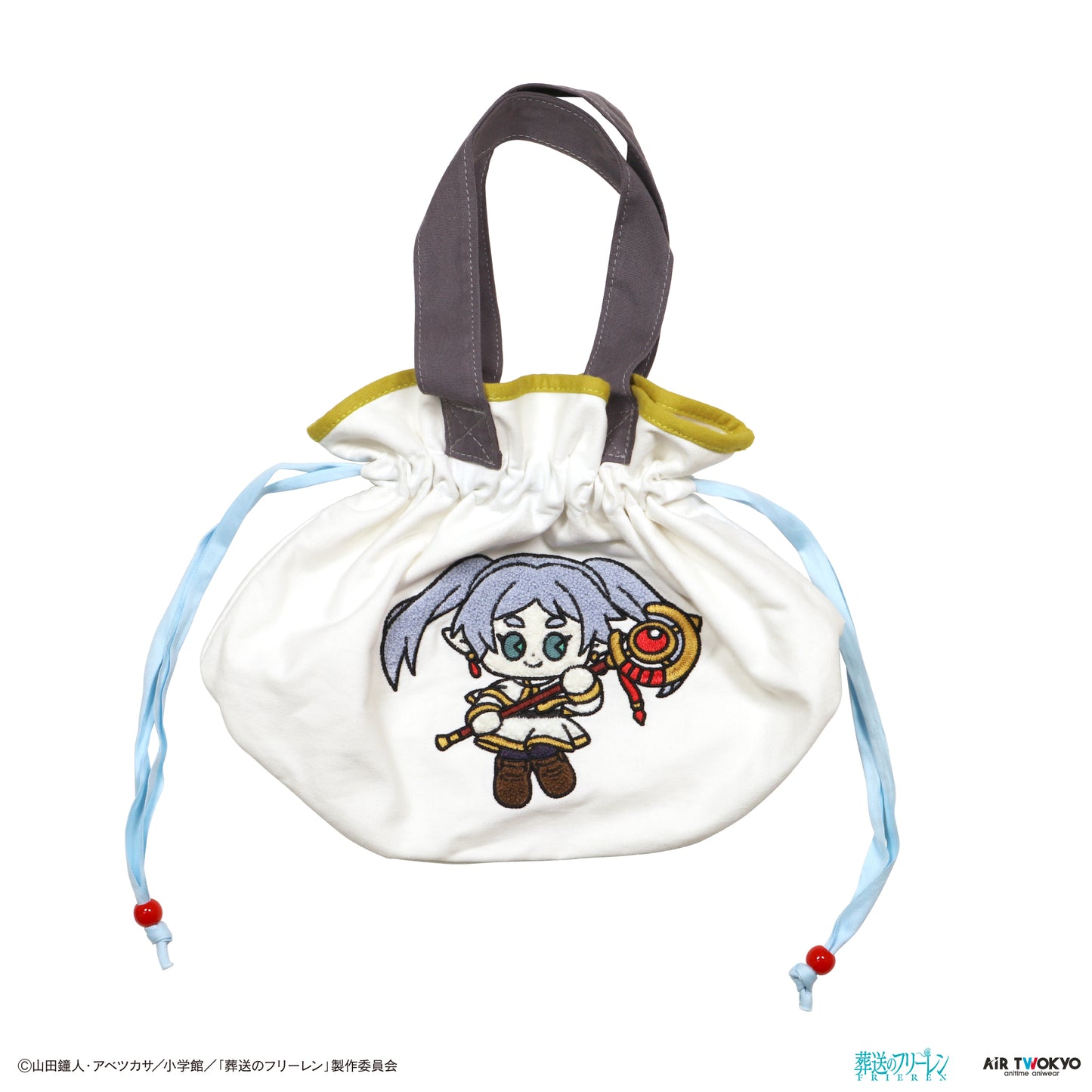 "Frieren: Beyond Journey’s End" Vol.2 Frieren  Embroidery Drawstring Pouch