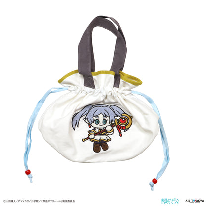 "Frieren: Beyond Journey’s End" Vol.2 Frieren  Embroidery Drawstring Pouch