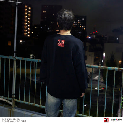 『ゴジラVSデストロイア』30周年 シーンイラストスウェット 3（ゴジラ＆デストロイア）