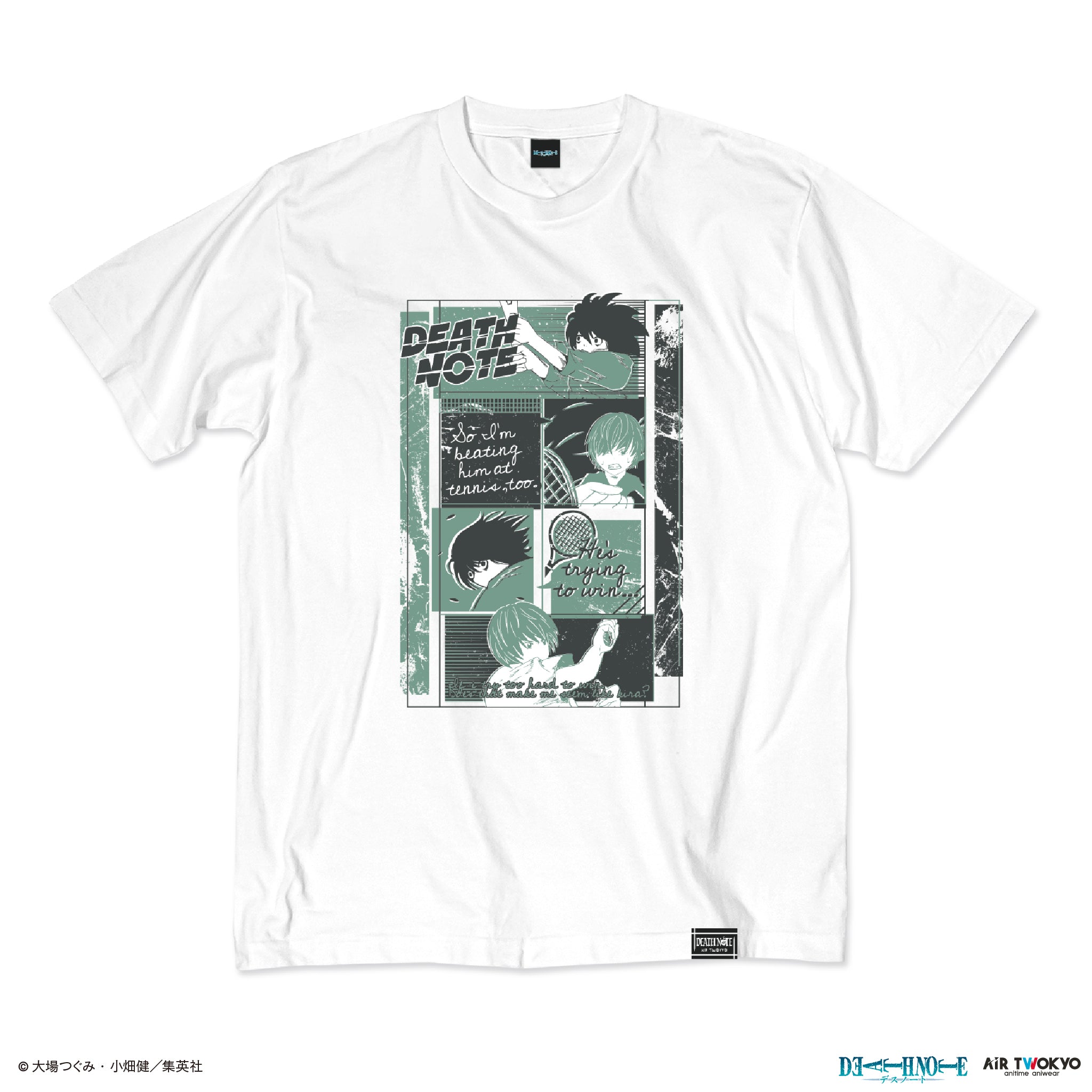 DEATH NOTE』 第1弾 シーンイラストTシャツ 8（夜神月＆L） – AIR TWOKYO