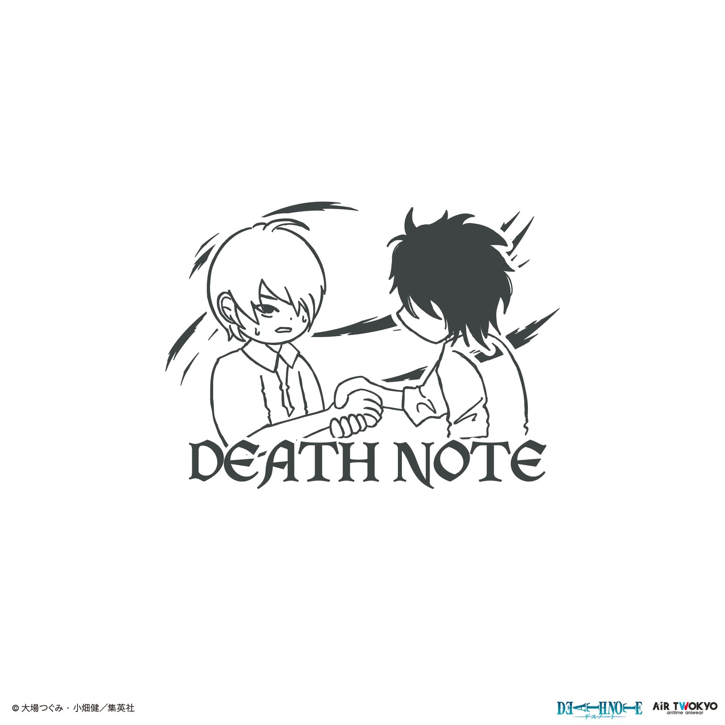 『DEATH NOTE』 第１弾 シーンイラストTシャツ 8（夜神月＆L）