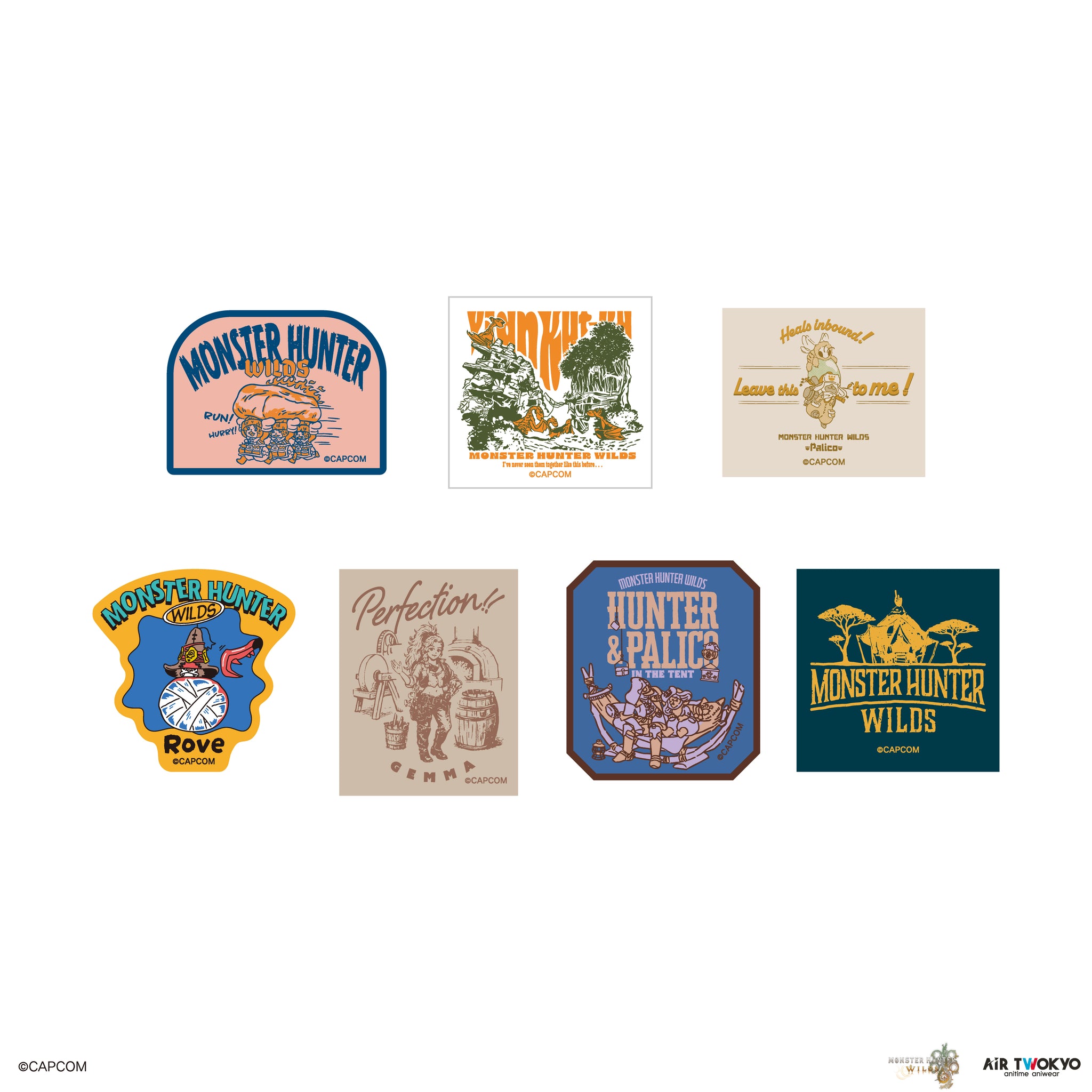 『モンスターハンターワイルズ』シーンイラストステッカーセット