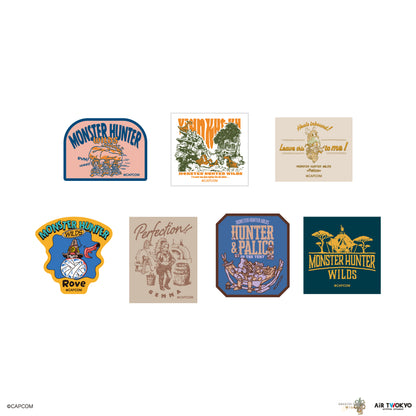 『モンスターハンターワイルズ』シーンイラストステッカーセット