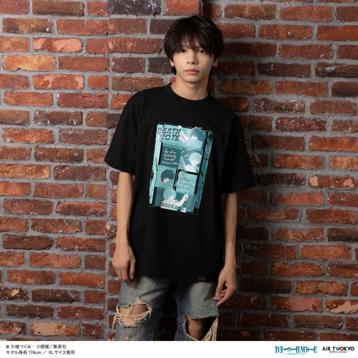 『DEATH NOTE』 第１弾 シーンイラストTシャツ 8（夜神月＆L）