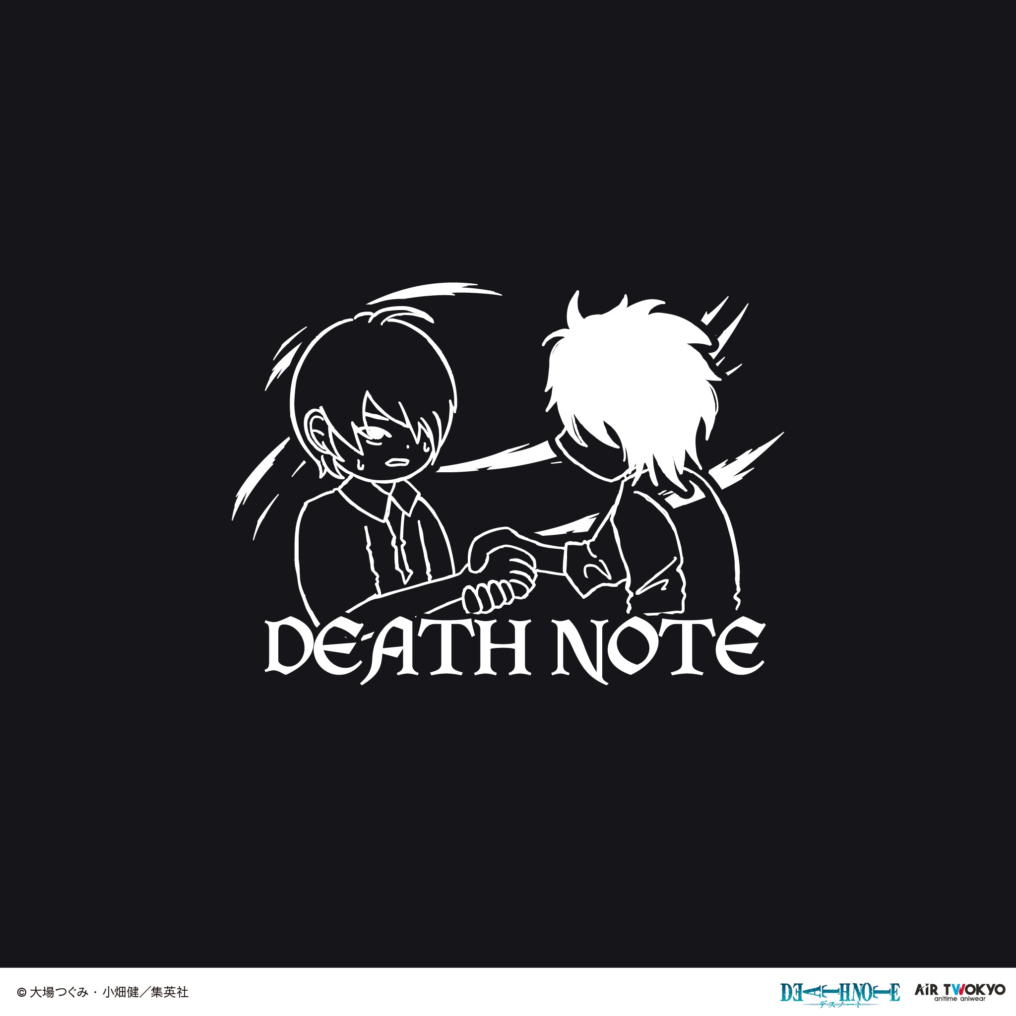 DEATH NOTE』 第1弾 シーンイラストTシャツ 8（夜神月＆L） – AIR TWOKYO