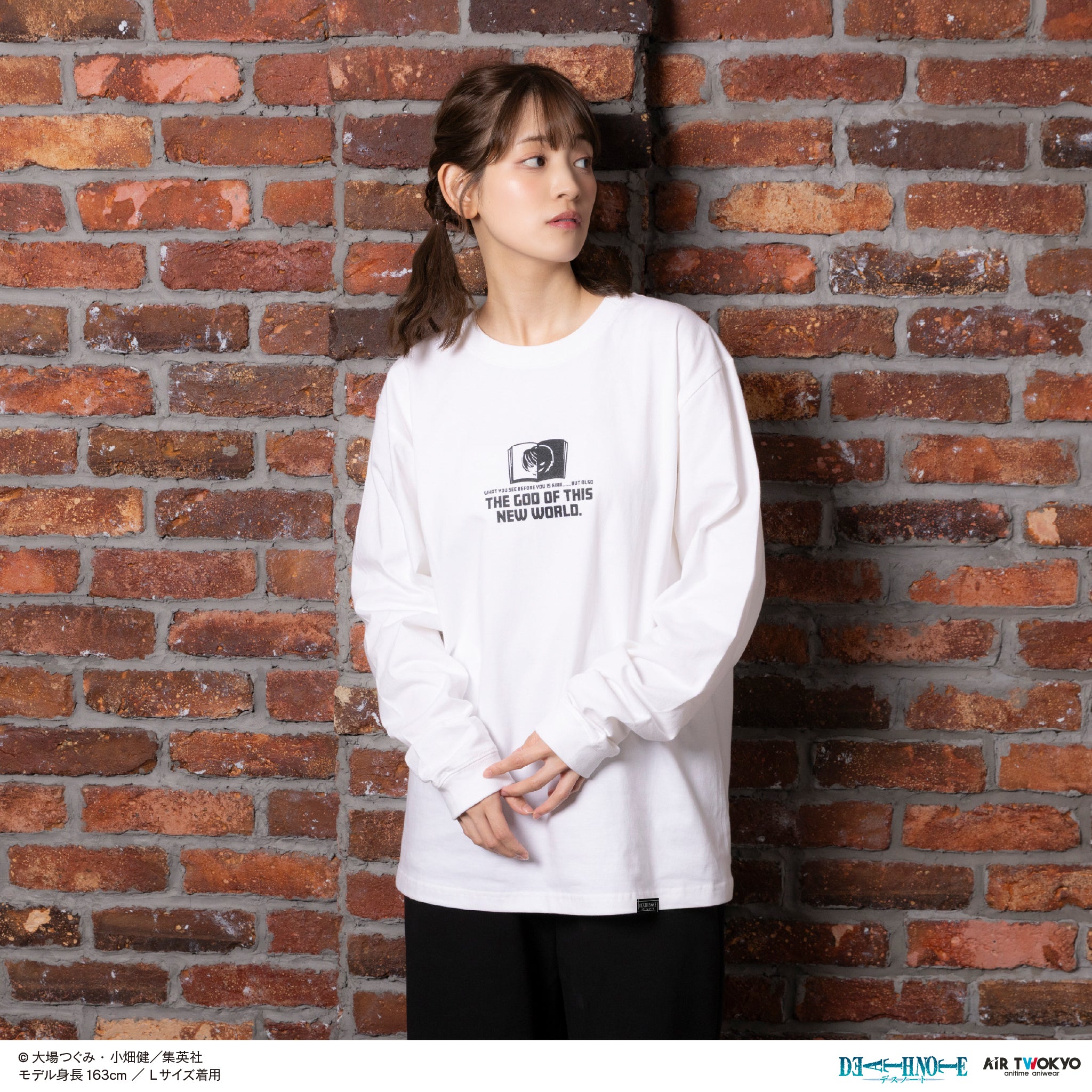 デスノート展 DEATHNOTE ロングTシャツ ロンT Lサイズ 夜神月 L AMNIBUS-日常使いできるアニメグッズの通販サイト-