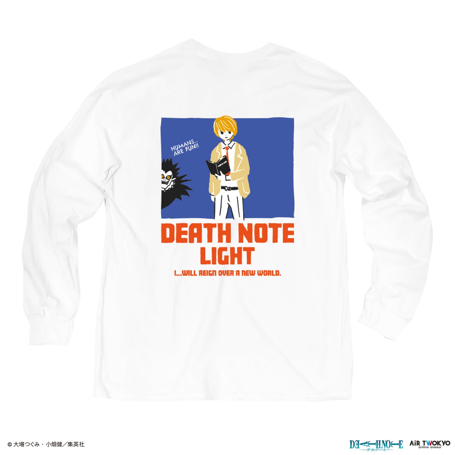 『DEATH NOTE』 第１弾 シーンイラストロングスリーブTシャツ 1（夜神月）
