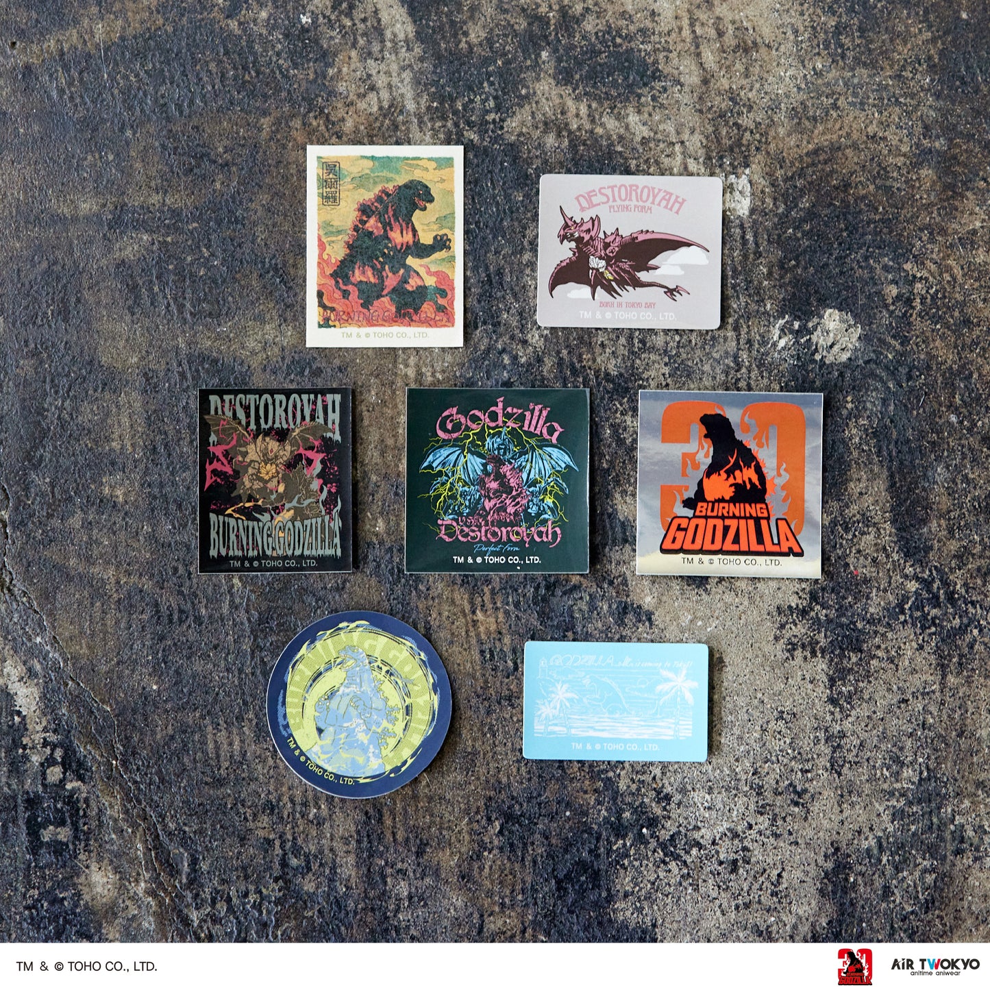 『ゴジラVSデストロイア』30周年 ステッカーセット