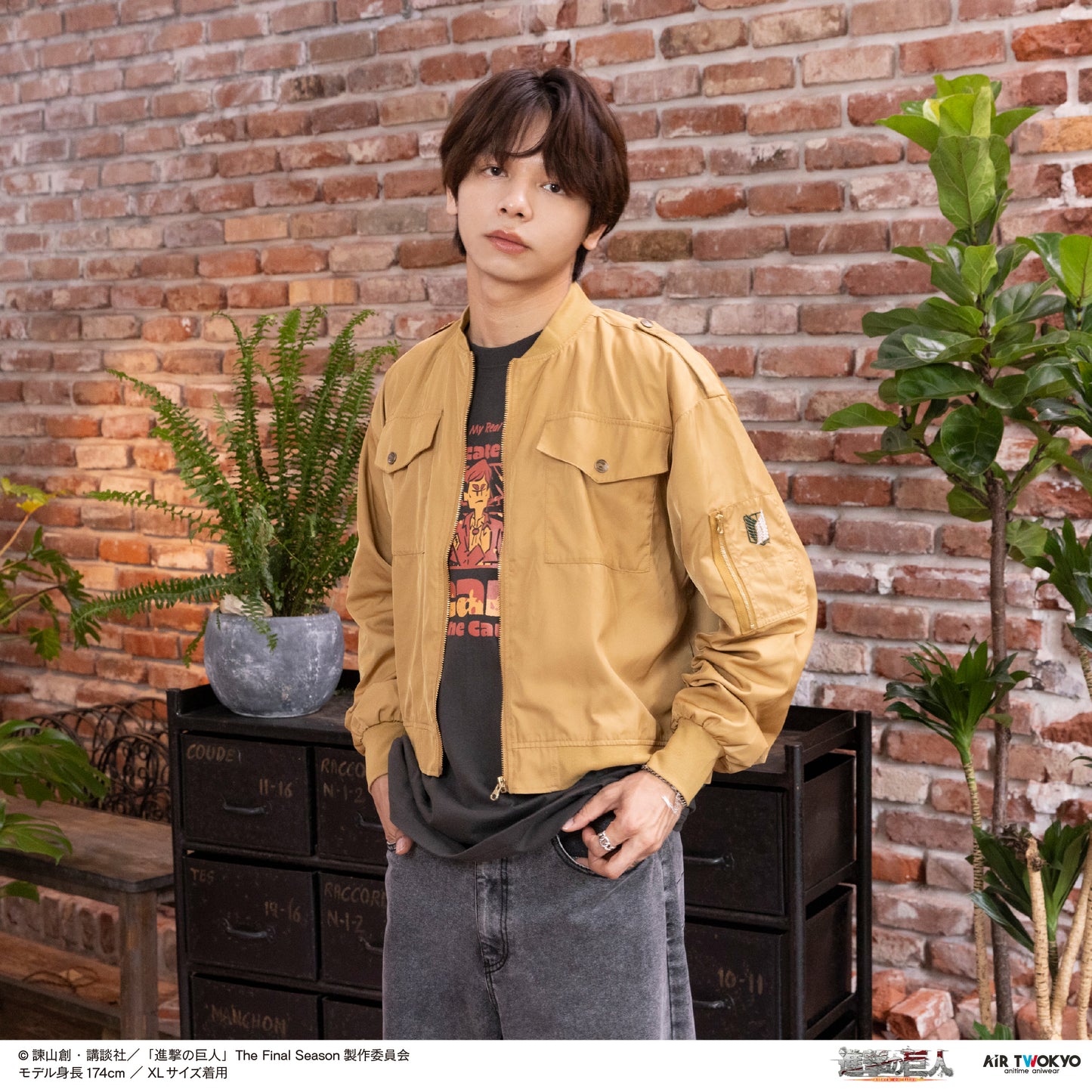 TVアニメ『進撃の巨人』 調査兵団モチーフMA-1