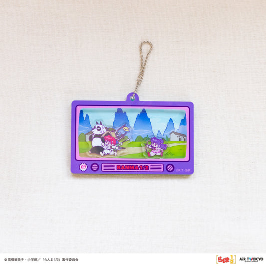 TVアニメ「らんま1/2」第2弾 シャカシャカキーホルダー 3（らんま＆玄馬(パンダ) & シャンプー）