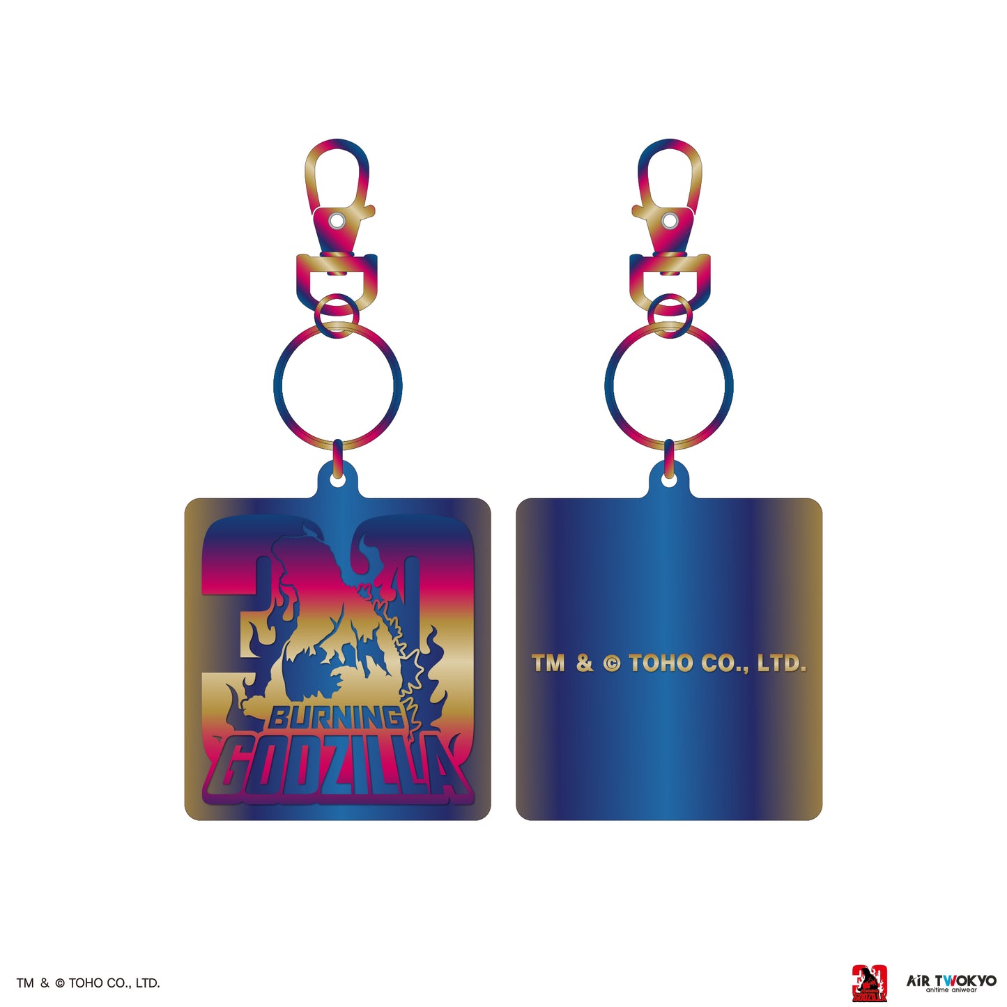 『ゴジラVSデストロイア』30周年 オーロラメタルキーホルダー