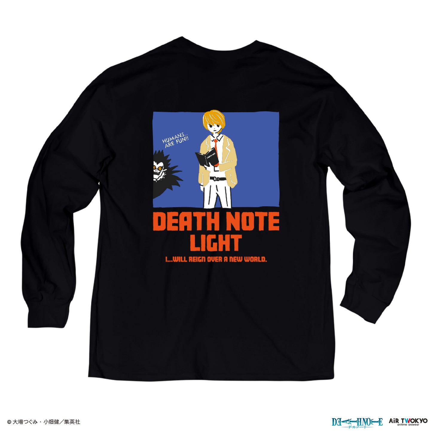 『DEATH NOTE』 第１弾 シーンイラストロングスリーブTシャツ 1（夜神月）