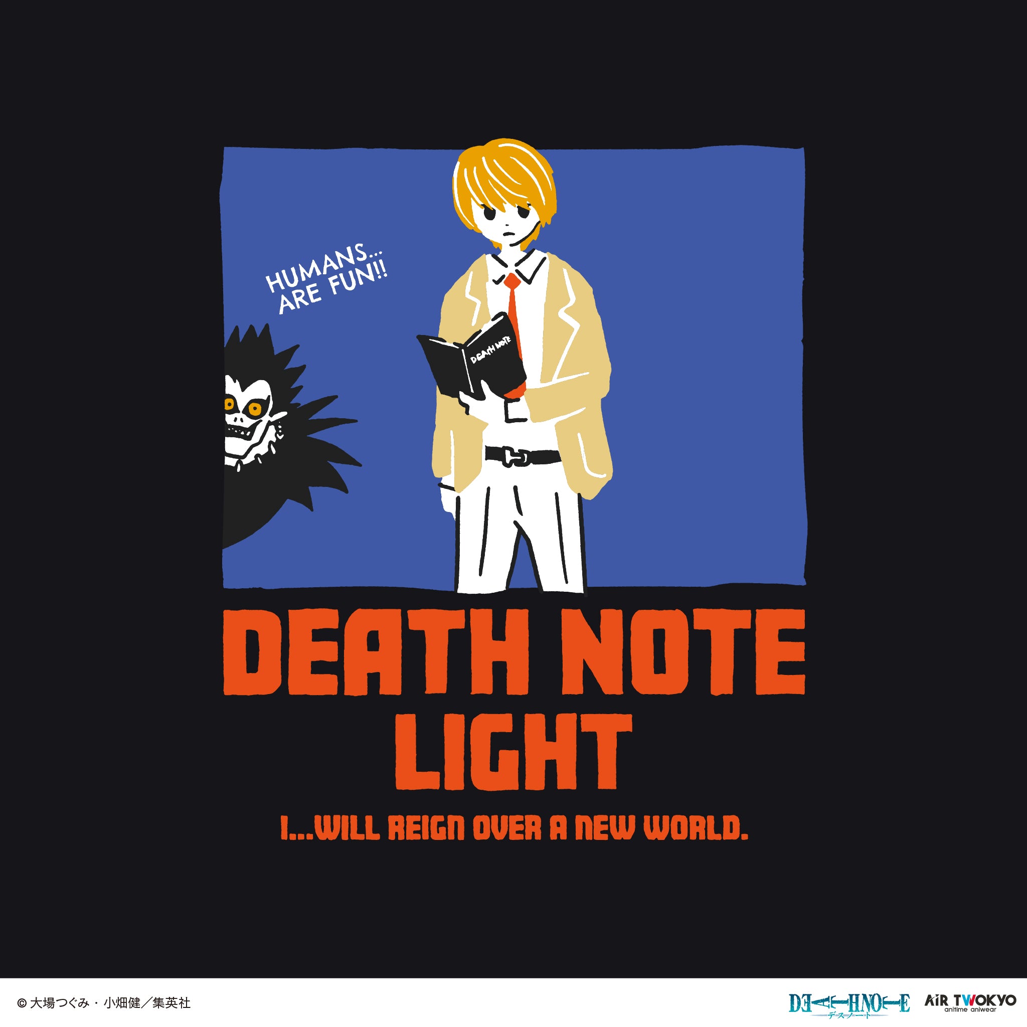 DEATH NOTE』 第1弾 シーンイラストロングスリーブTシャツ 1（夜神月