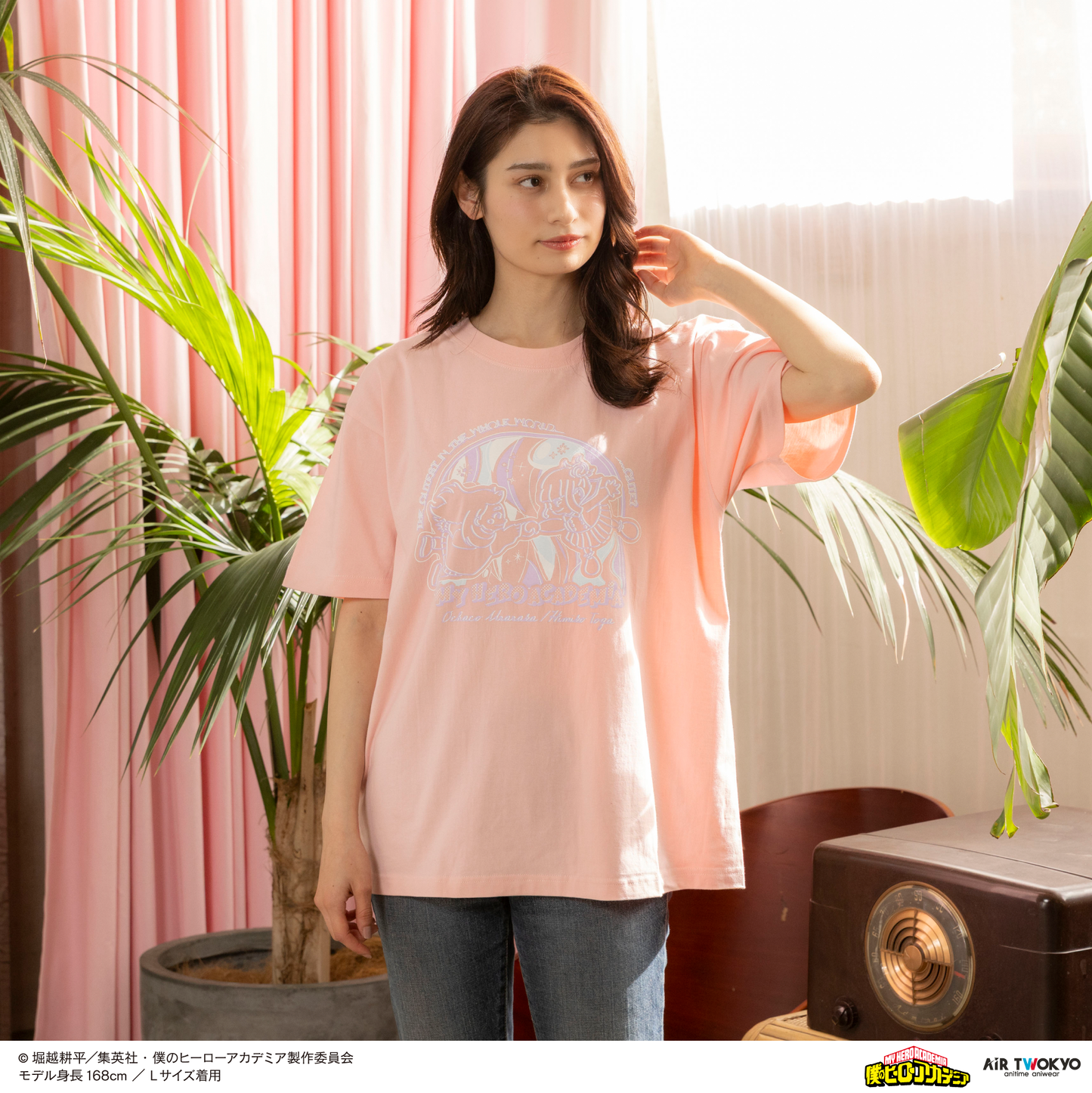 アニメ『僕のヒーローアカデミア』 第1弾 第二次決戦編 シーンイラストTシャツ 4（麗日お茶子＆トガヒミコ）