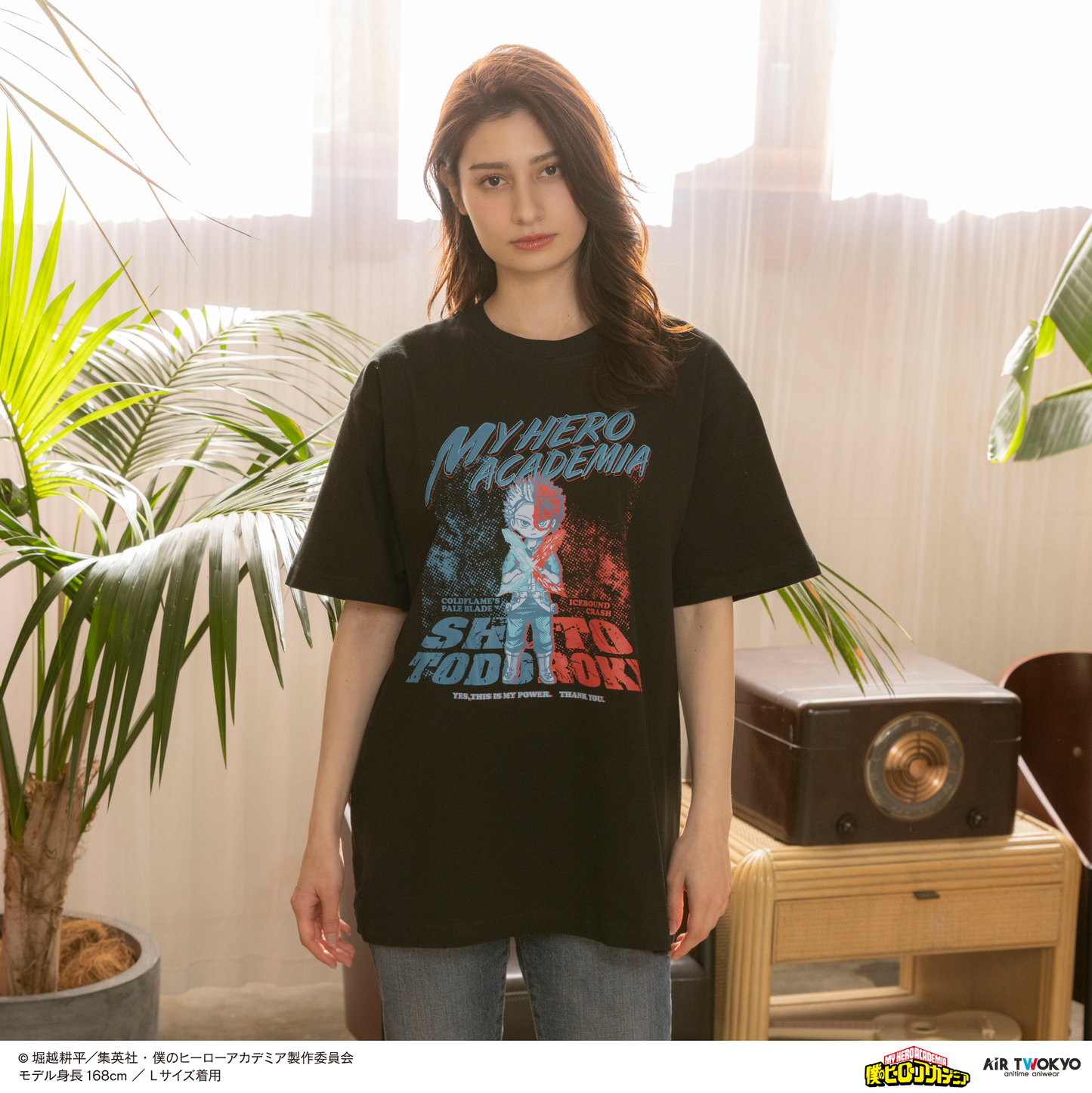 アニメ『僕のヒーローアカデミア』 第1弾 第二次決戦編 シーンイラストTシャツ 1（轟焦凍）