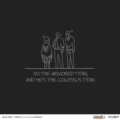 TVアニメ『進撃の巨人』 第11弾 シーンイラストTシャツ 1（ライナー＆ベルトルト）