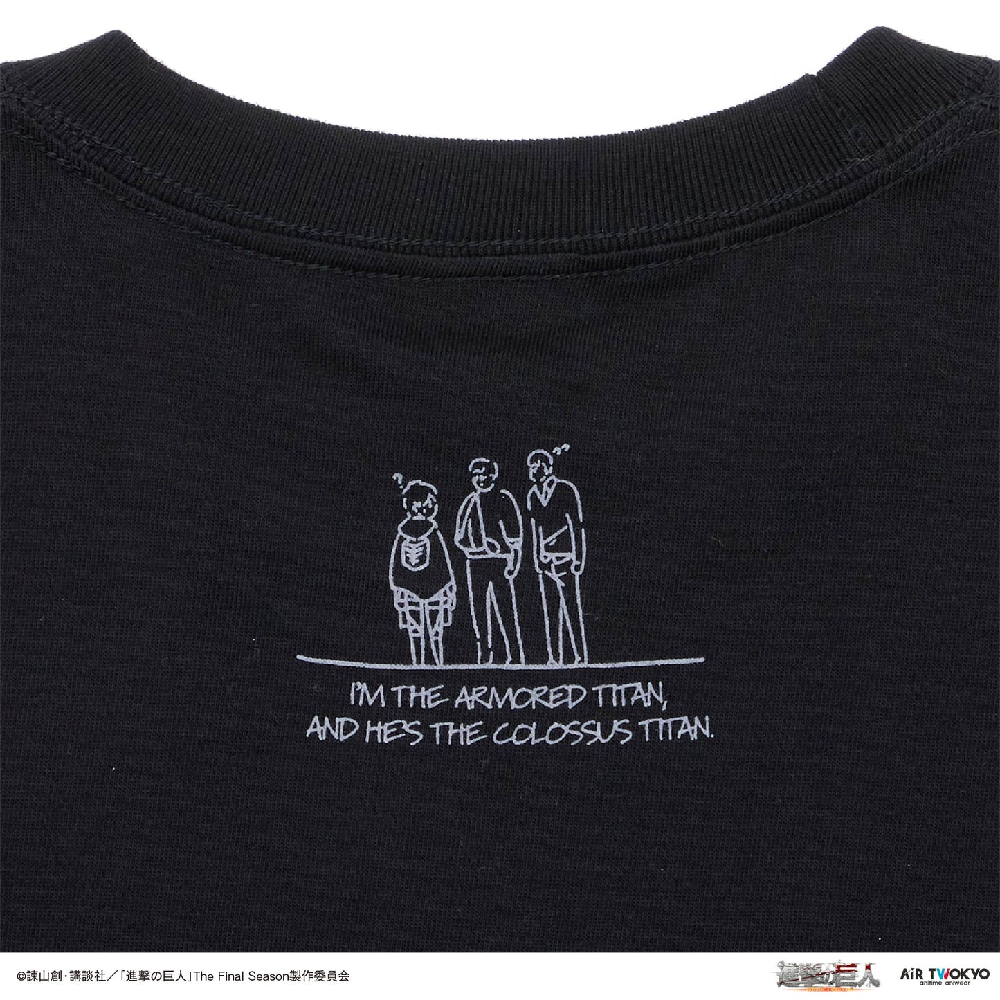 TVアニメ『進撃の巨人』 第11弾 シーンイラストTシャツ 1（ライナー＆ベルトルト）