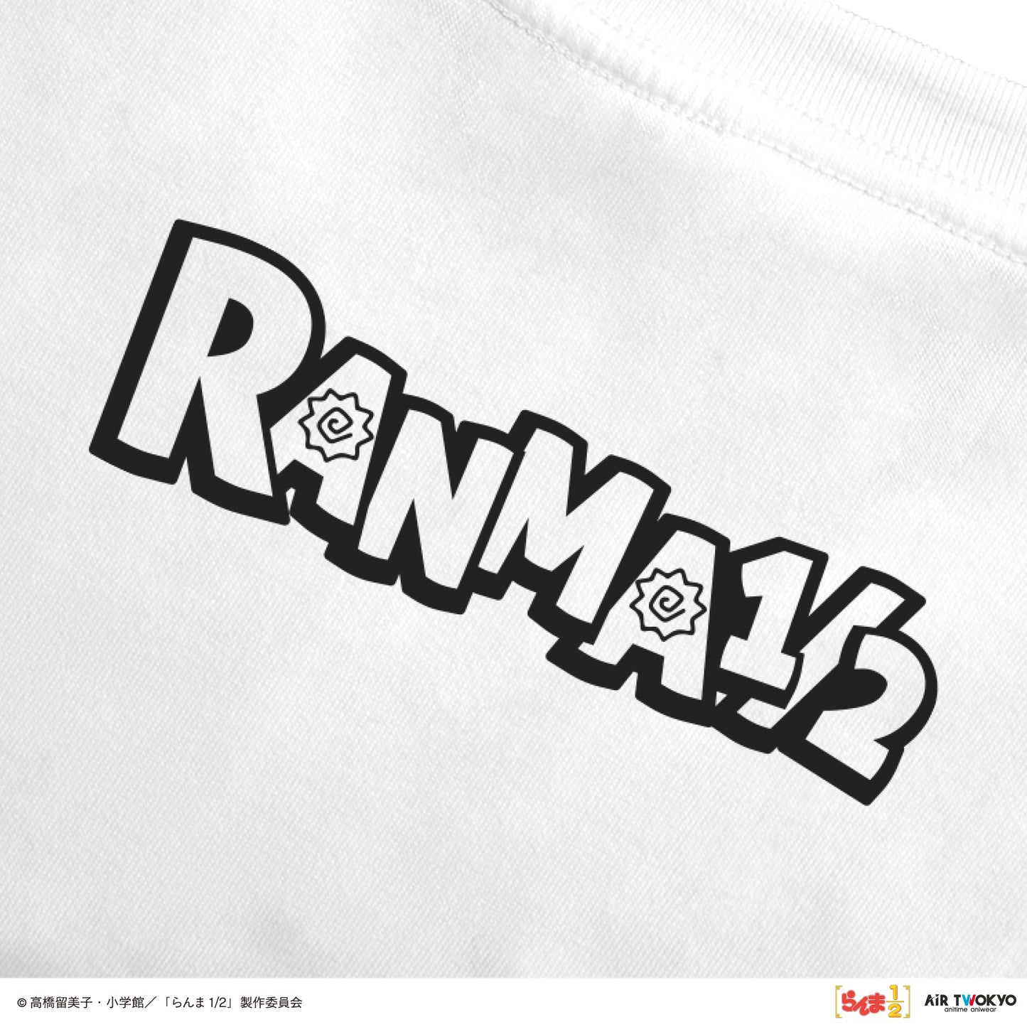 TVアニメ「らんま1/2」第2弾 ポップイラストTシャツ 1（早乙女乱馬 & 天道あかね）