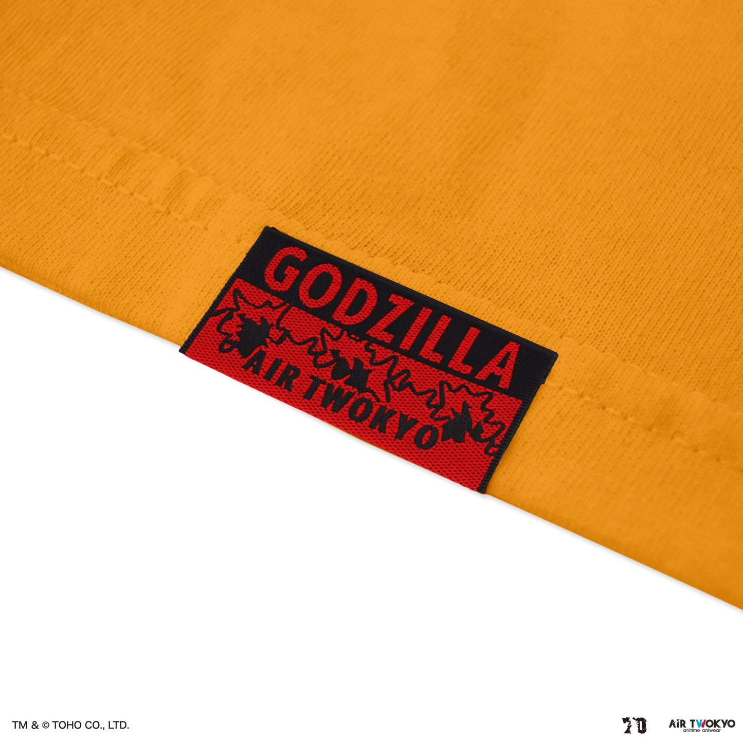 Godzilla 70th Anniversary Godzilla Showa Era Scene Illustration T-shirt 1 (Sunset)