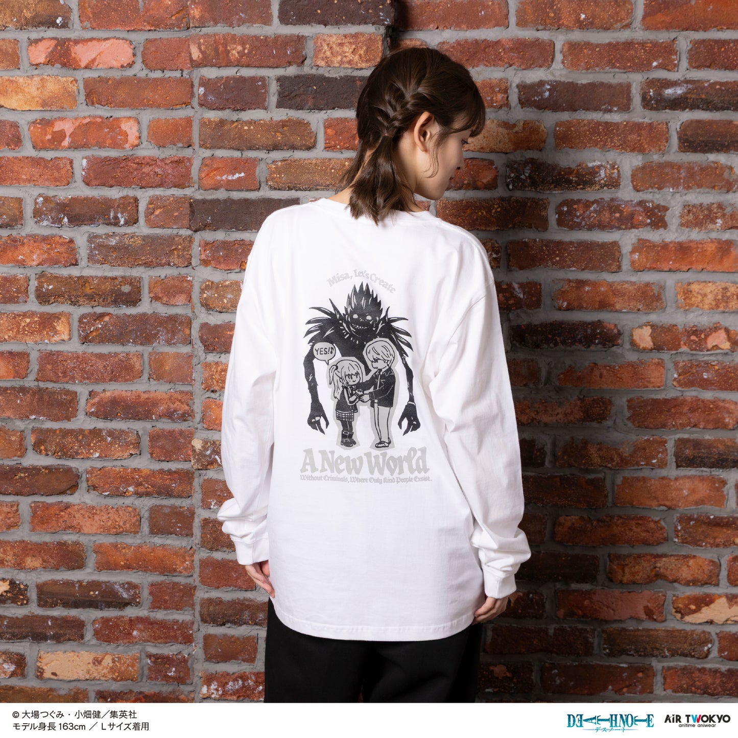 『DEATH NOTE』 第１弾 シーンイラストロングスリーブTシャツ 3（夜神月＆弥海砂＆リューク）