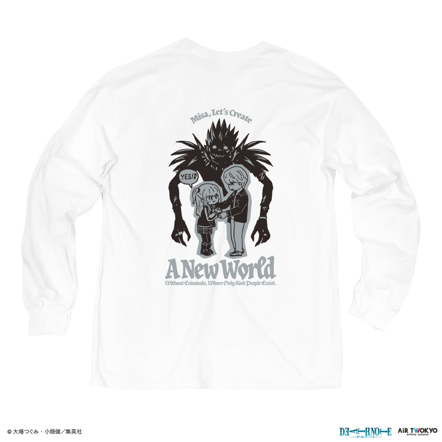 『DEATH NOTE』 第１弾 シーンイラストロングスリーブTシャツ 3（夜神月＆弥海砂＆リューク）