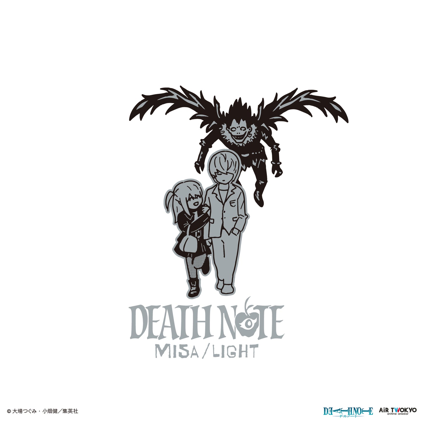 『DEATH NOTE』 第１弾 シーンイラストロングスリーブTシャツ 3（夜神月＆弥海砂＆リューク）