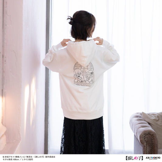 TVアニメ『【推しの子】』第２弾 モノトーンシーンイラストパーカー 4（有馬かな＆アクア）