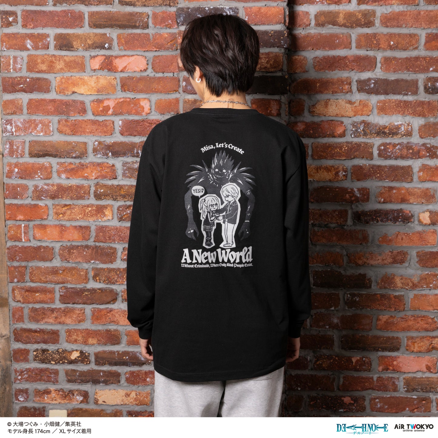 『DEATH NOTE』 第１弾 シーンイラストロングスリーブTシャツ 3（夜神月＆弥海砂＆リューク）