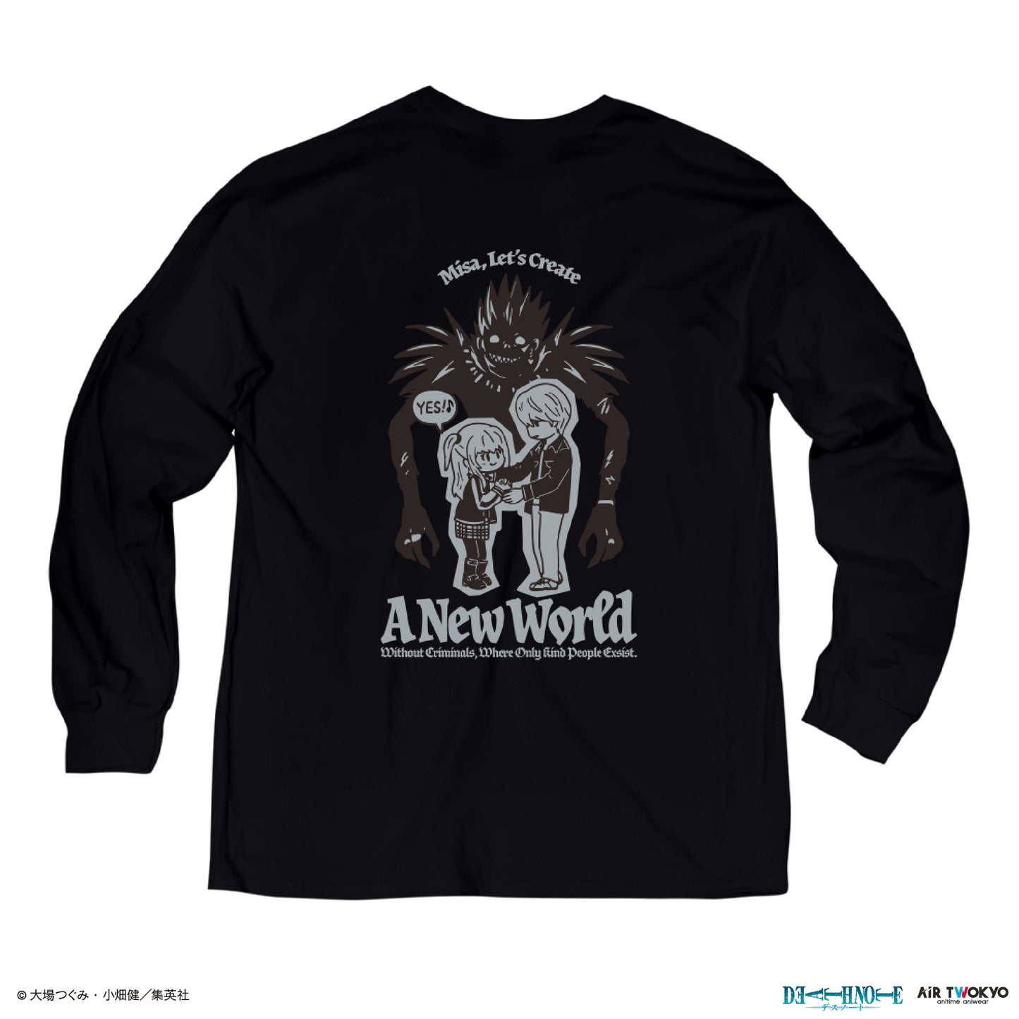 『DEATH NOTE』 第１弾 シーンイラストロングスリーブTシャツ 3（夜神月＆弥海砂＆リューク）