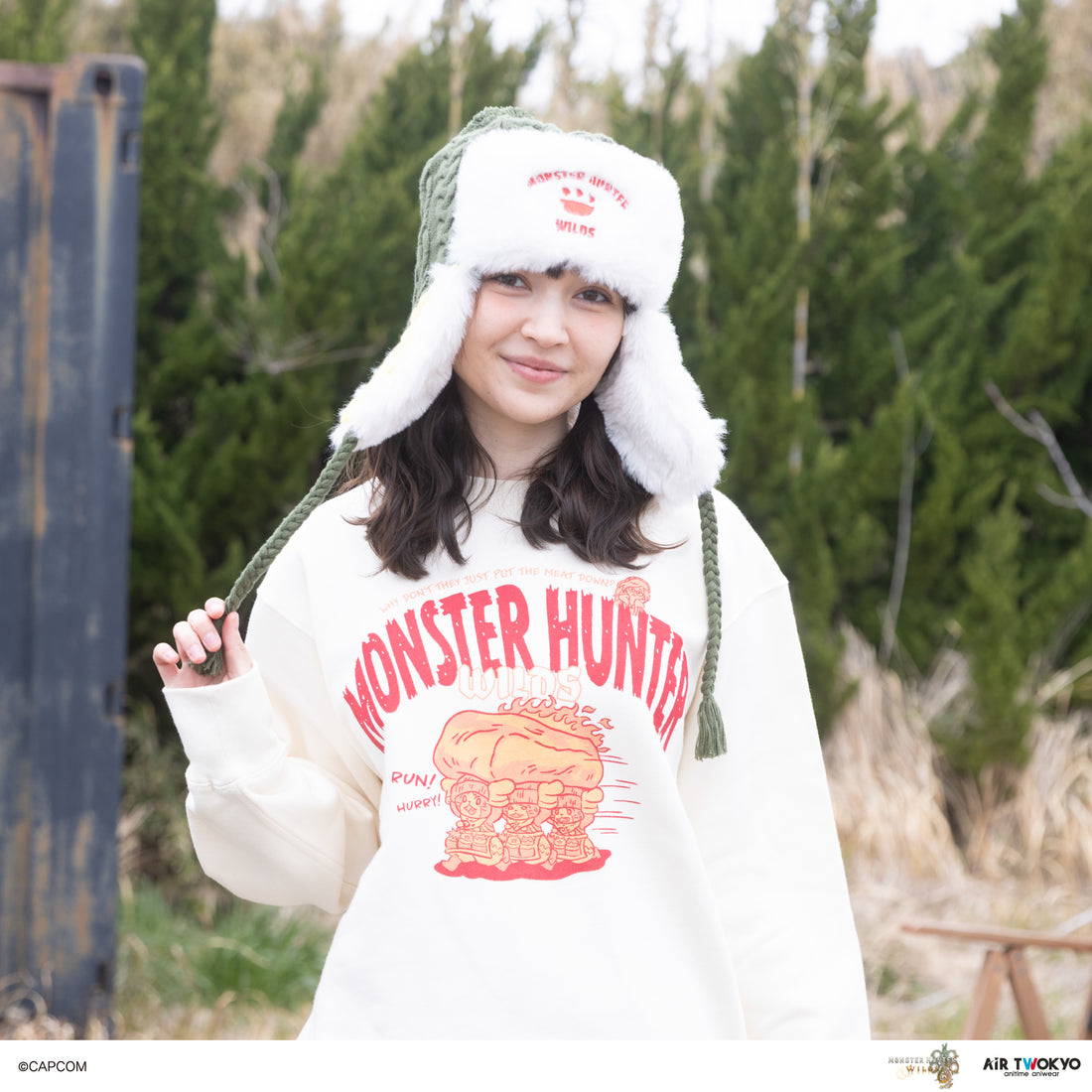 『モンスターハンターワイルズ』オトモアイルーモチーフニットキャップ