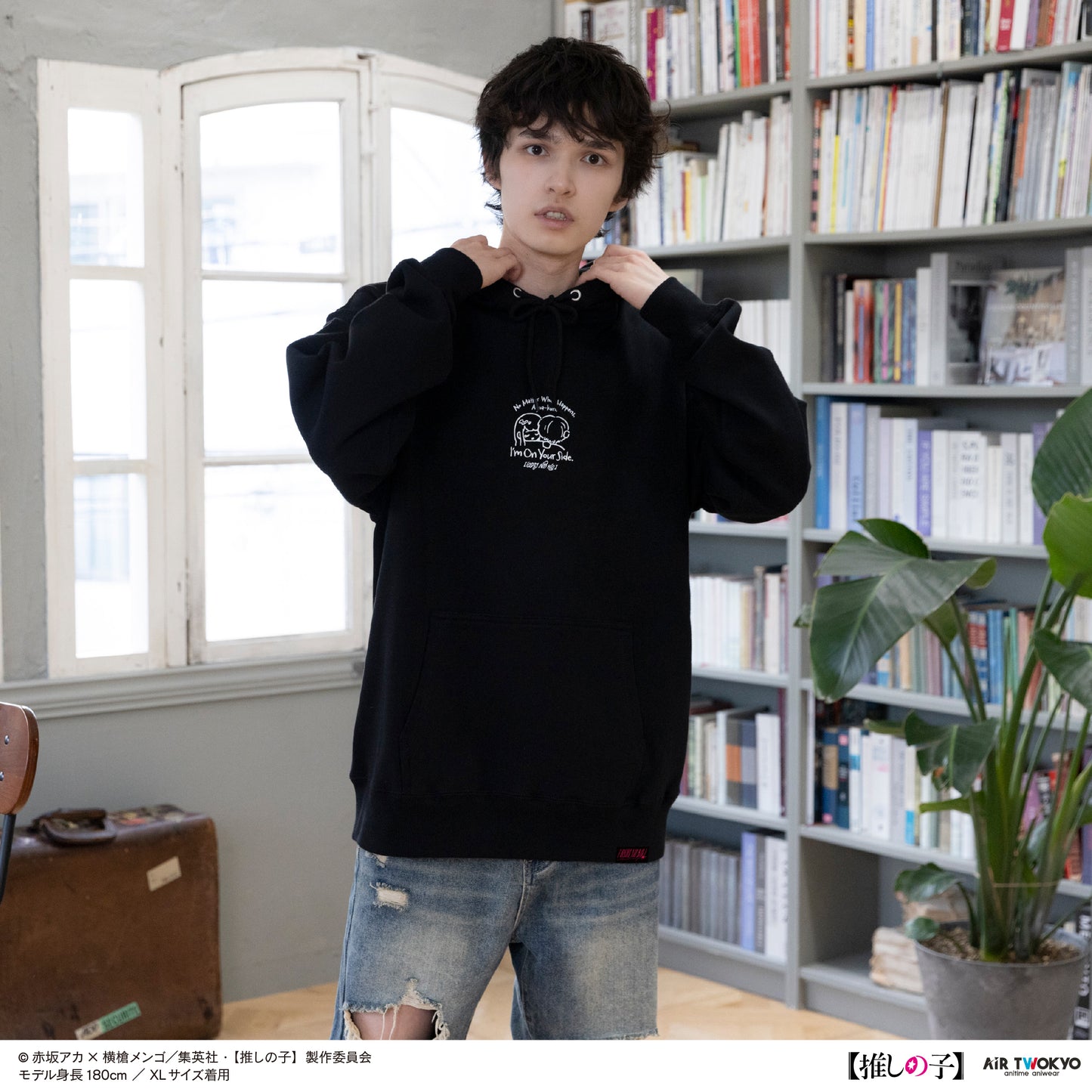 TVアニメ『【推しの子】』第２弾 モノトーンシーンイラストパーカー 5（黒川あかね＆アクア）