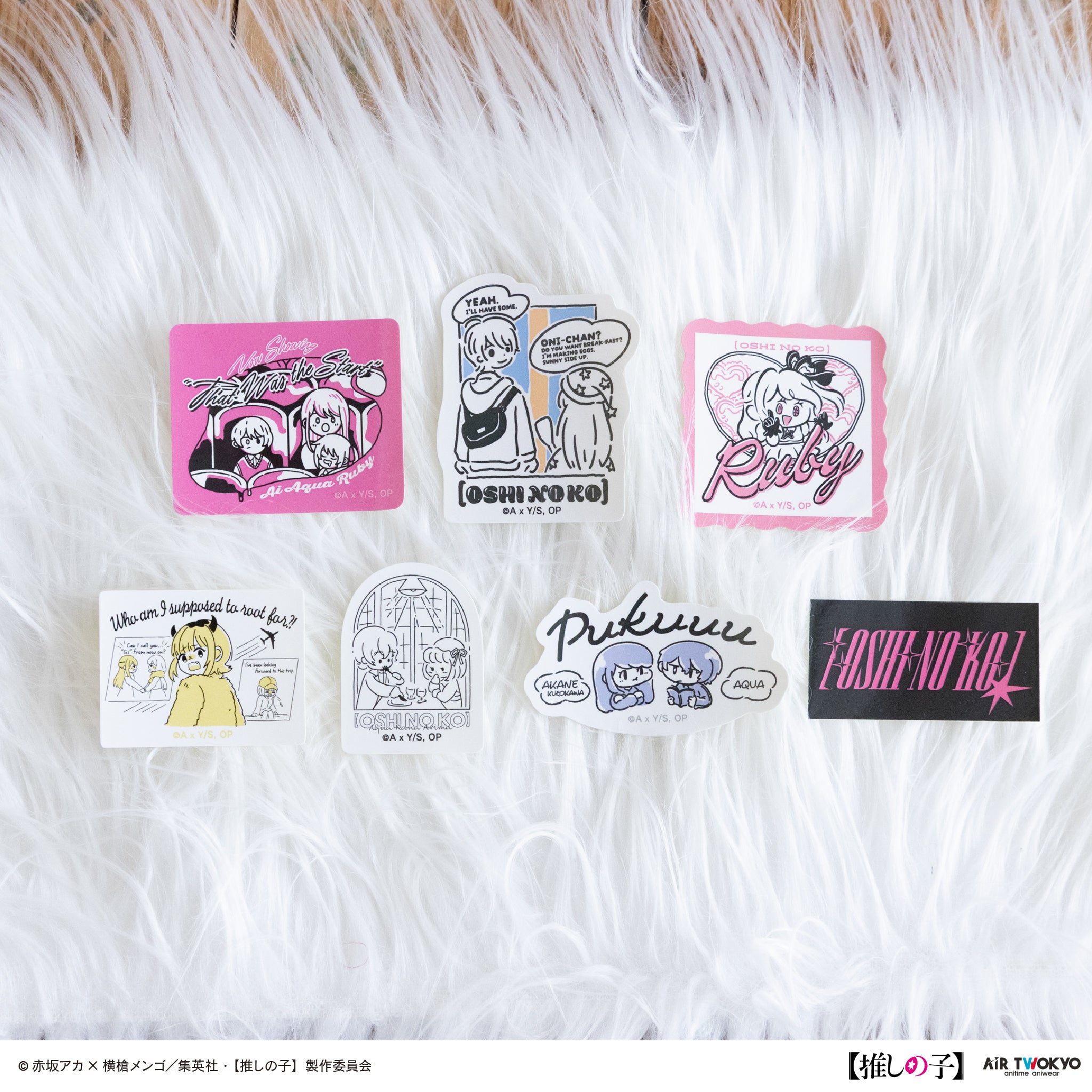 TVアニメ『【推しの子】』第2弾 モノトーンステッカーセット
