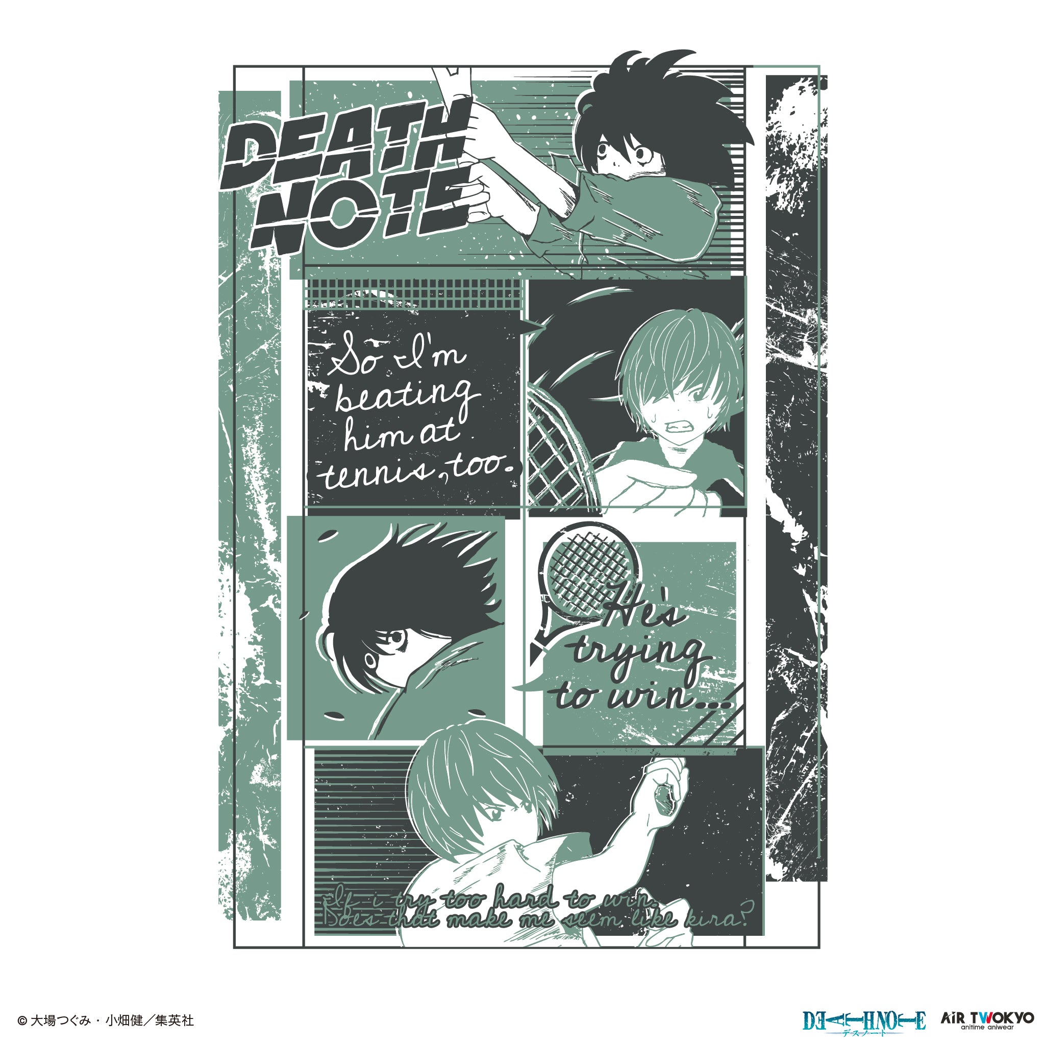 DEATH NOTE』 第1弾 シーンイラストパーカー 3（夜神月＆L） – AIR TWOKYO