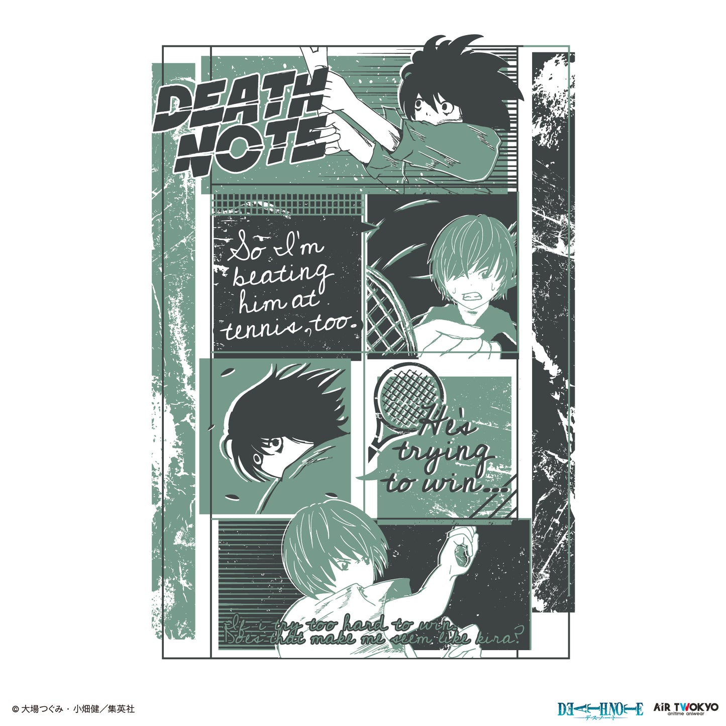 『DEATH NOTE』 第１弾 シーンイラストパーカー 3（夜神月＆L）