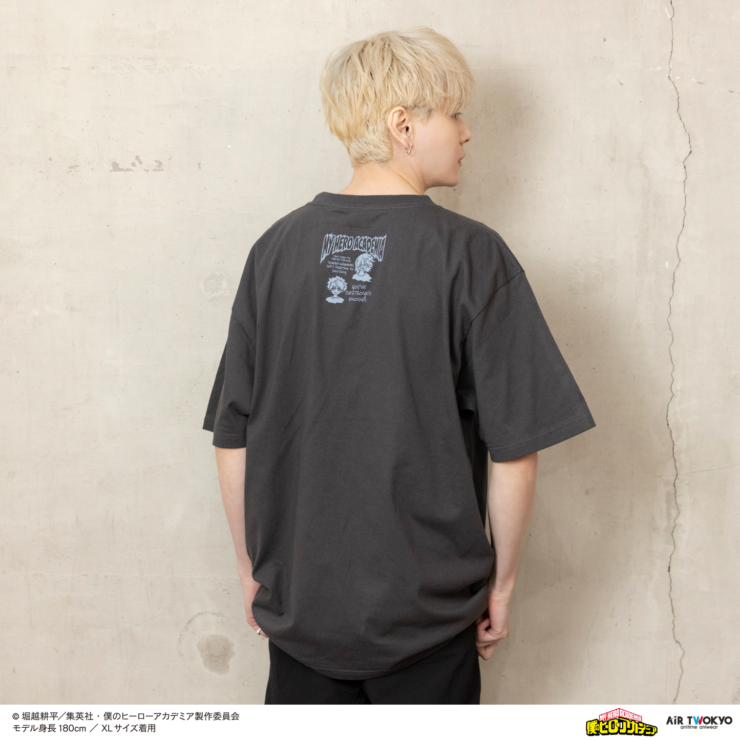 アニメ『僕のヒーローアカデミア』 第1弾 第二次決戦編 シーンイラストTシャツ 8（緑谷出久＆死柄木弔）