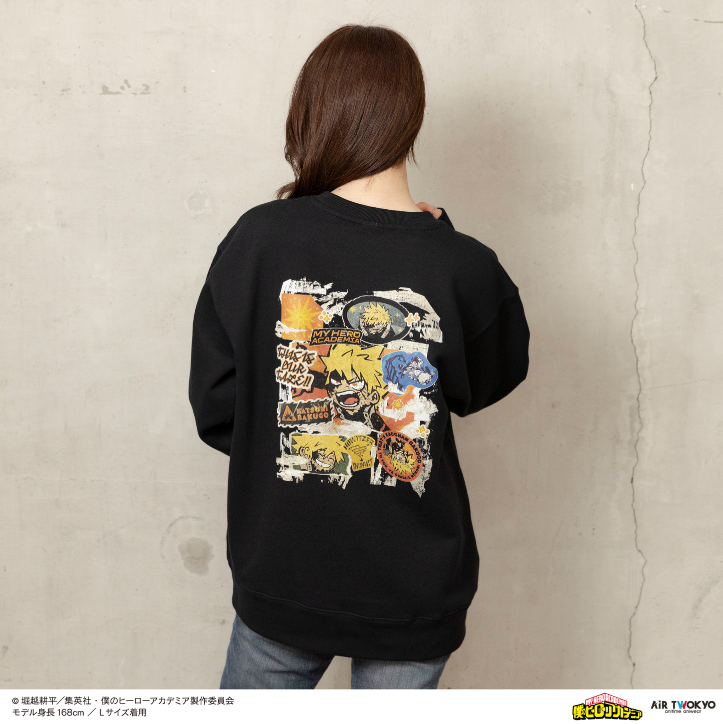 アニメ『僕のヒーローアカデミア』 第1弾 第二次決戦編 シーンイラストスウェット 3（爆豪勝己）