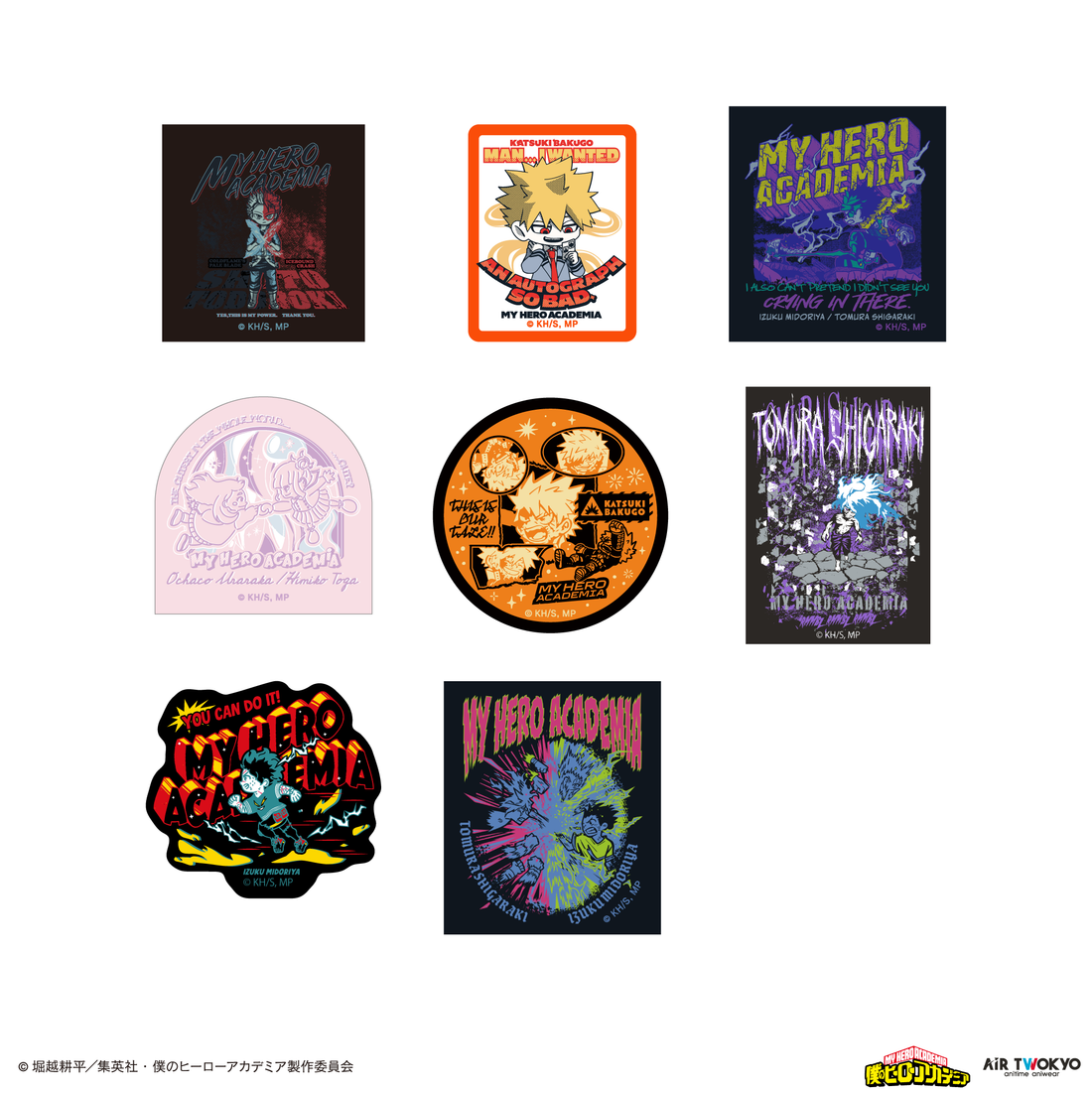 アニメ『僕のヒーローアカデミア』 第1弾 第二次決戦編 シーンイラストステッカーセット