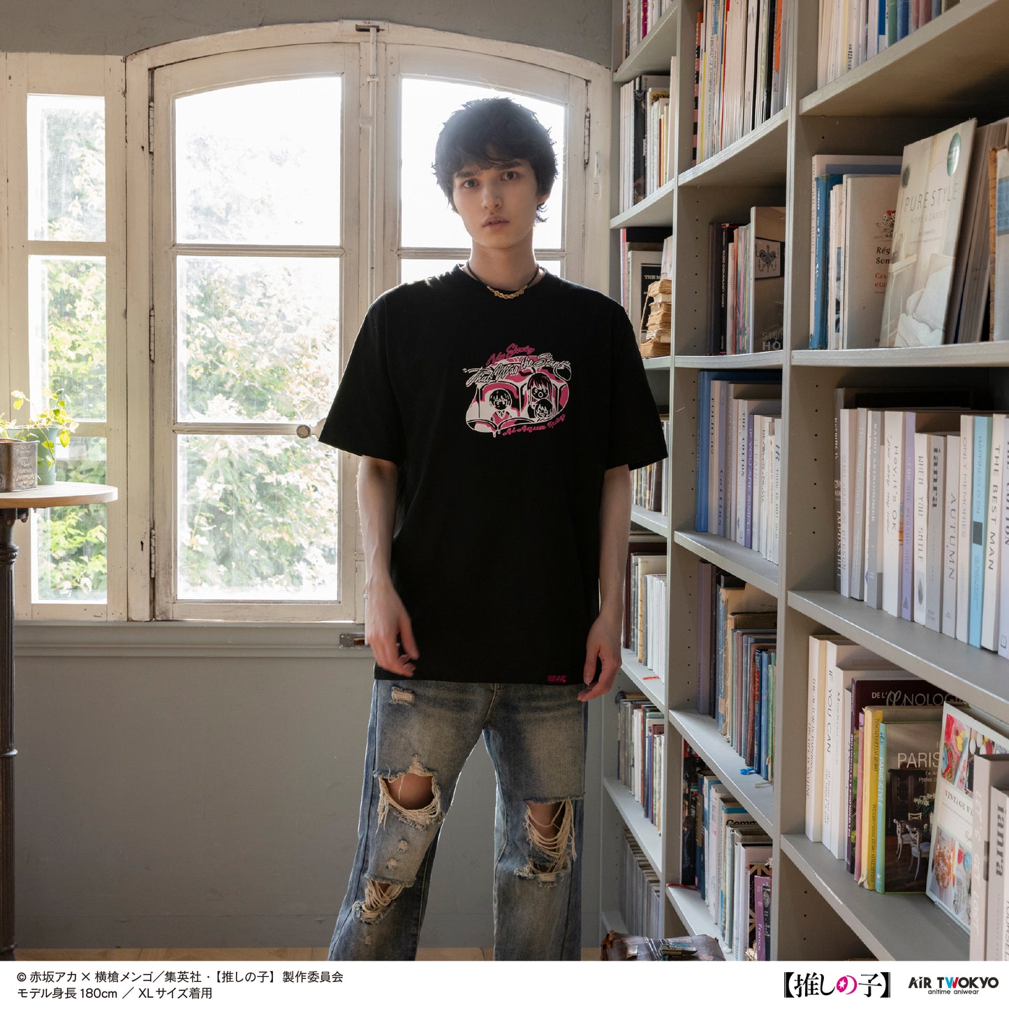 TVアニメ『【推しの子】』第２弾 モノトーンシーンイラストTシャツ 1（アイ）