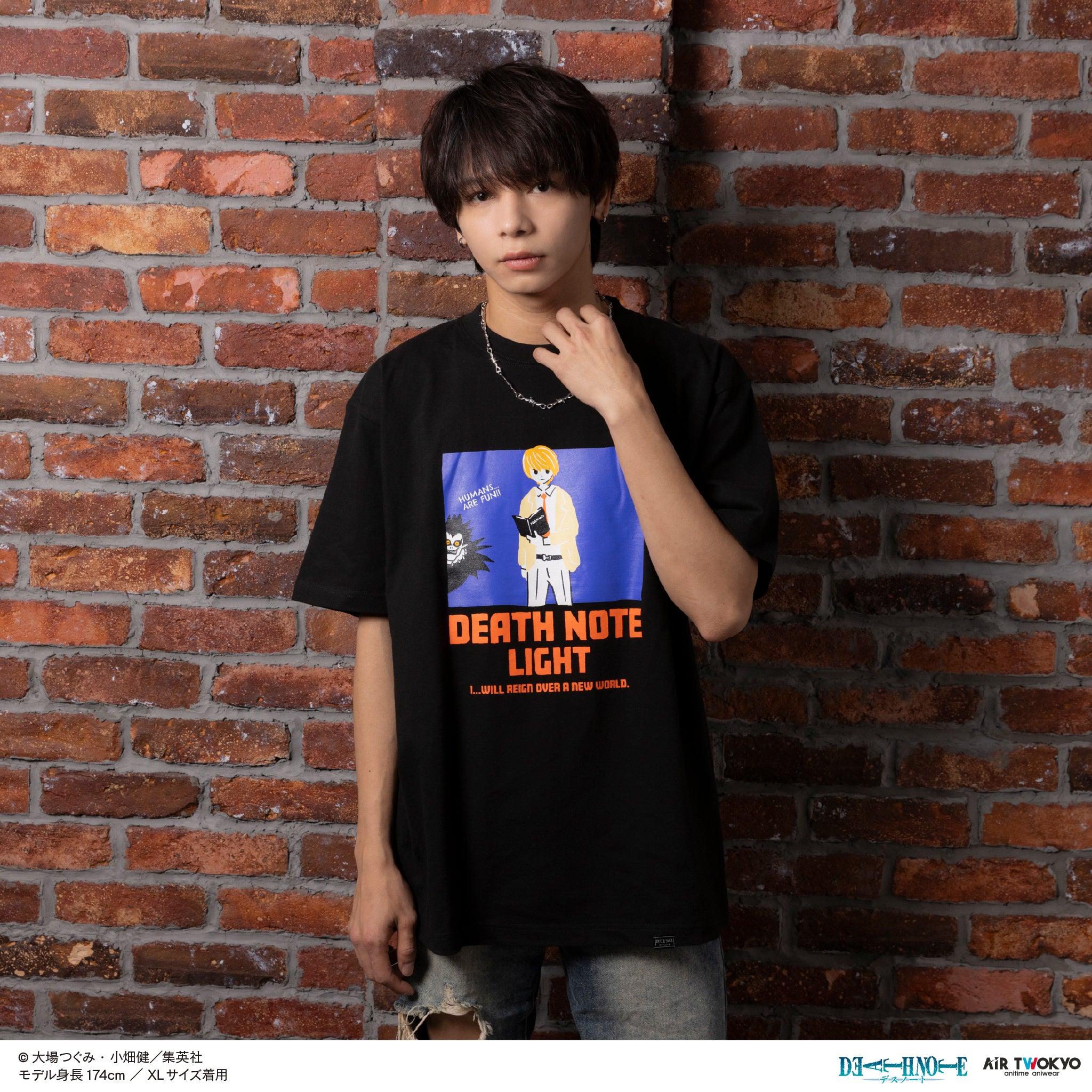 『DEATH NOTE』 第１弾 シーンイラストTシャツ 1（夜神月）