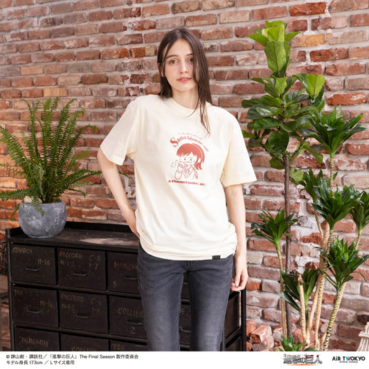 TVアニメ『進撃の巨人』 シーンイラストTシャツ 2（蒸かした芋です!）