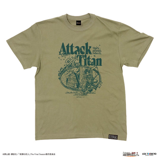 TVアニメ『進撃の巨人』 第11弾 シーンイラストTシャツ 2（エルヴィン＆リヴァイ）