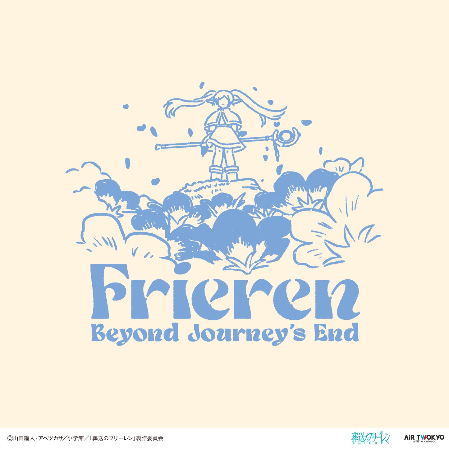 "Frieren: Beyond Journey’s End" Scene Illustration T-shirt 2(Blue moon weed)