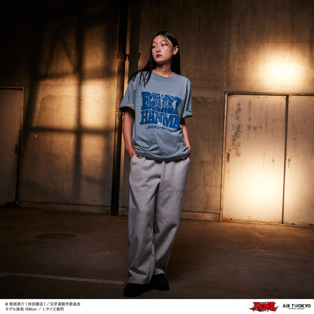 アニメ『刃牙道』シーンイラストTシャツ 1（日がな丸一日を武の中に）