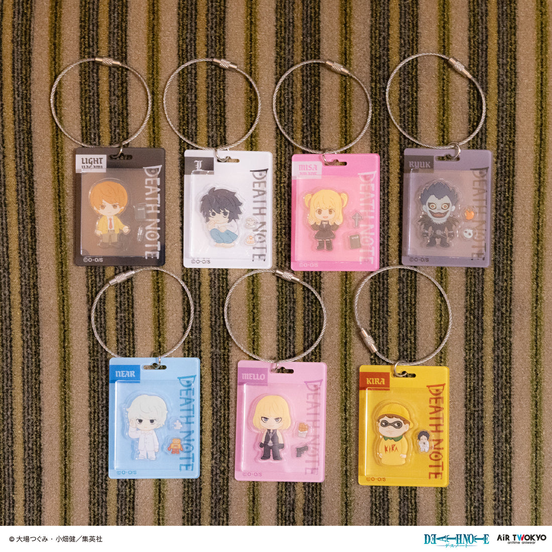 『DEATH NOTE』 第１弾 トレーディングパッケージデザインキーホルダー