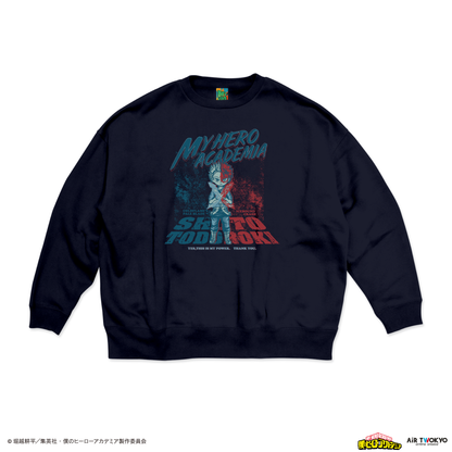 アニメ『僕のヒーローアカデミア』 第1弾 第二次決戦編 シーンイラストスウェット 1（轟焦凍）