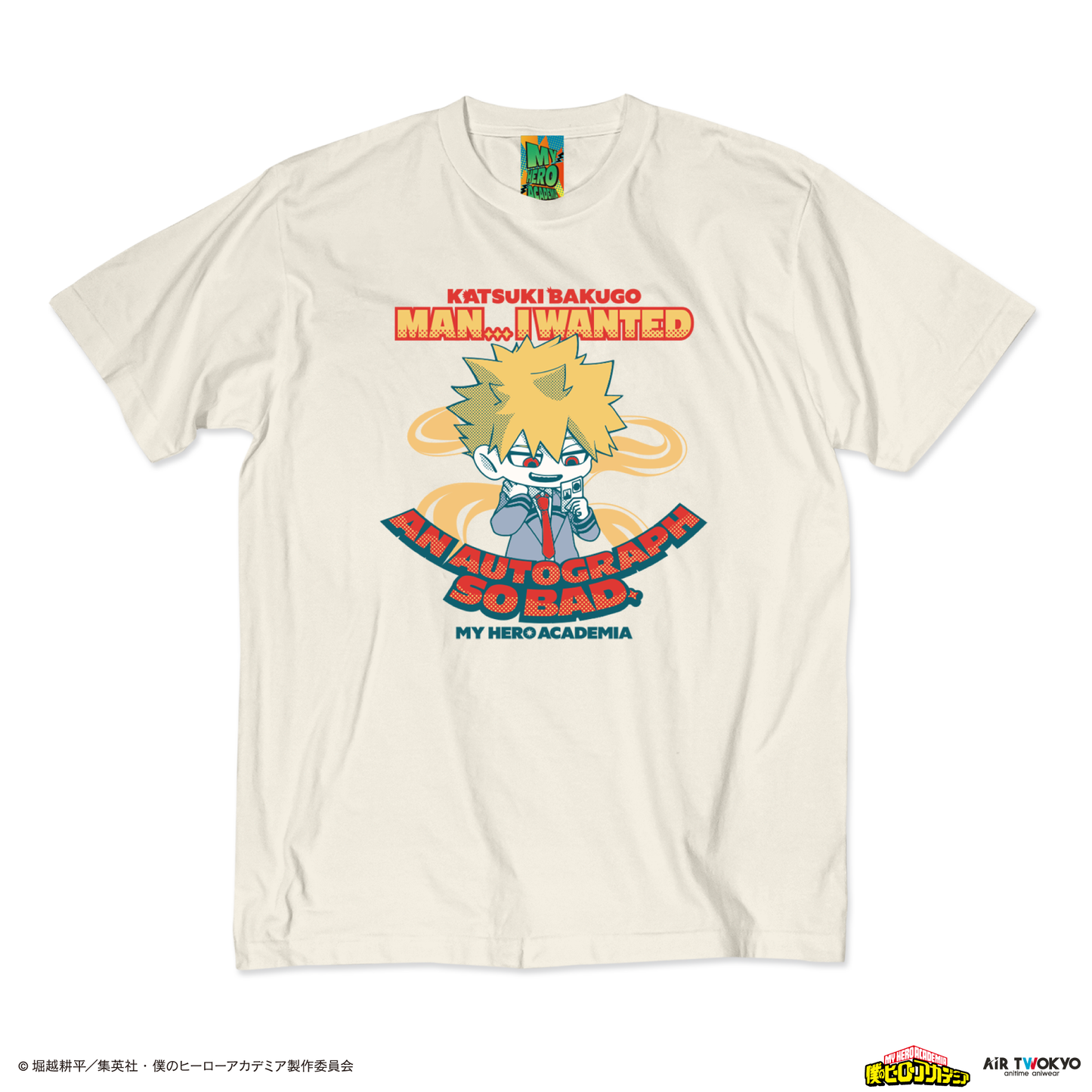 アニメ『僕のヒーローアカデミア』 第1弾 第二次決戦編 シーンイラストTシャツ 2（サイン欲しかったんだよな）