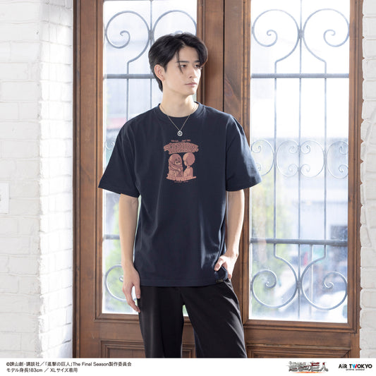 TVアニメ『進撃の巨人』 第11弾 シーンイラストTシャツ 3（エレン＆ミカサ）