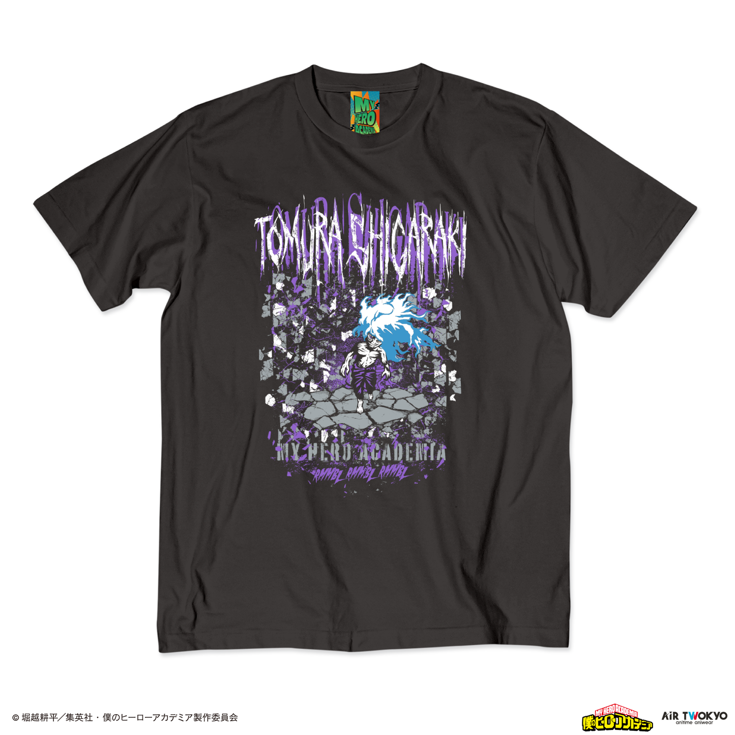 アニメ『僕のヒーローアカデミア』 第1弾 第二次決戦編 シーンイラストTシャツ 6（死柄木弔）