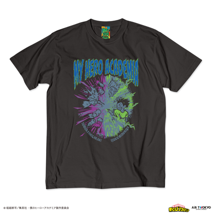 アニメ『僕のヒーローアカデミア』 第1弾 第二次決戦編 シーンイラストTシャツ 8（緑谷出久＆死柄木弔）