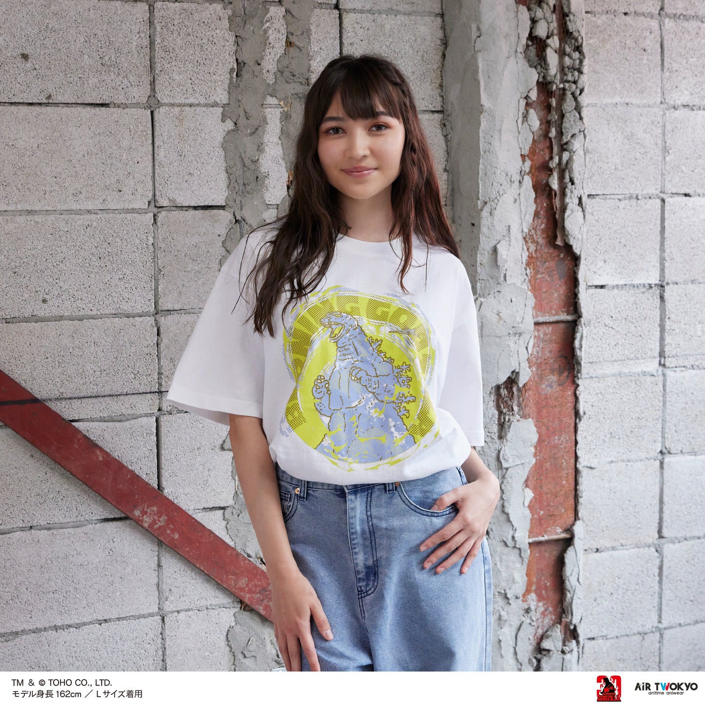 『ゴジラVSデストロイア』30周年 シーンイラストTシャツ 2（バーニングゴジラ）